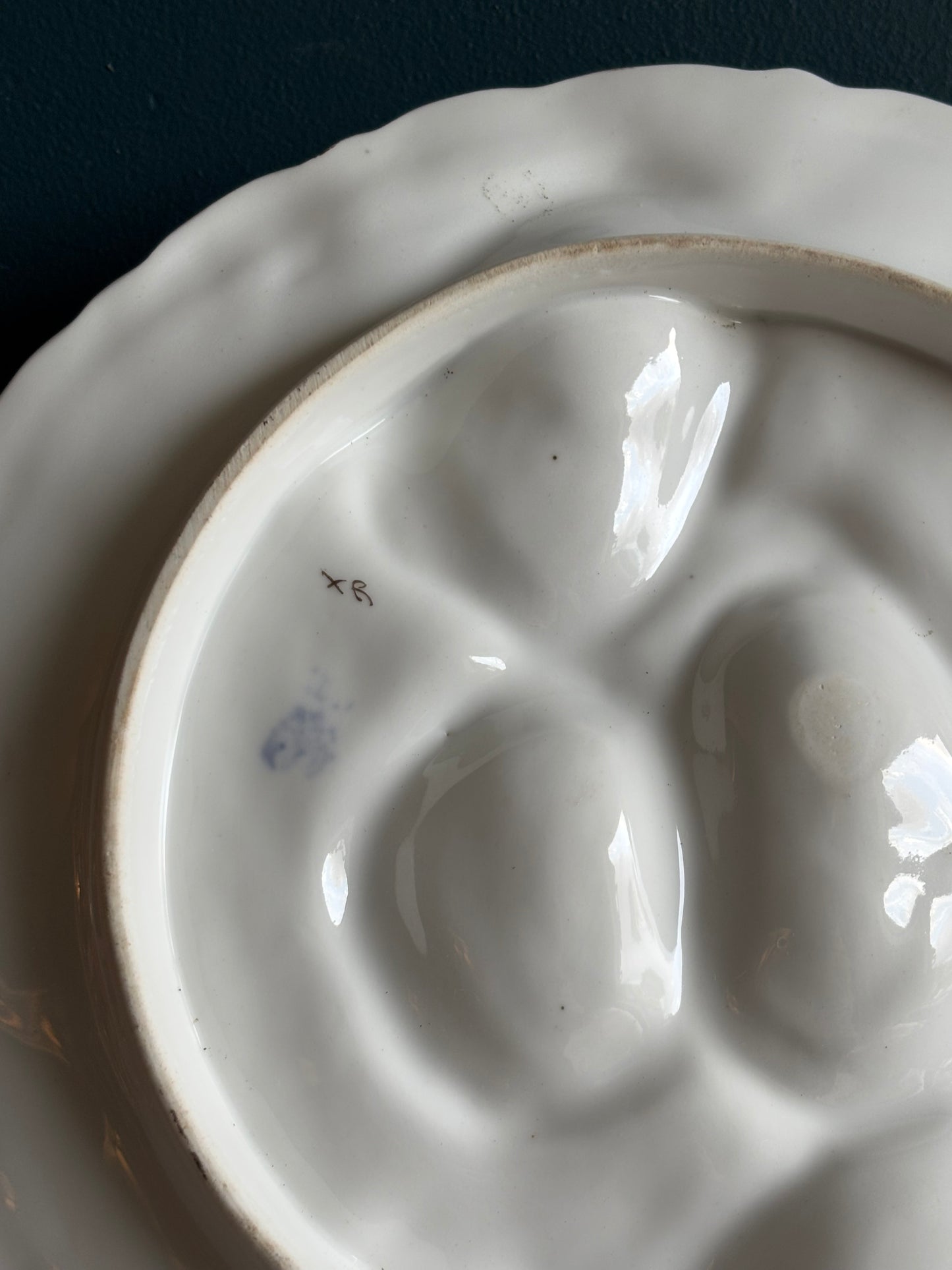 Antique Carl Tielsch Turkey Oyster Plate
