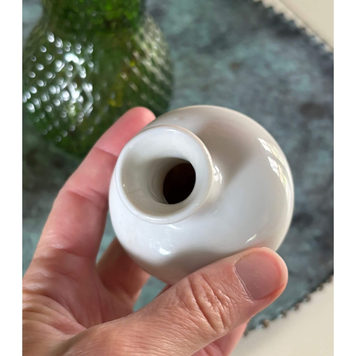 Darling Vintage Dansk White Small Bud Vase image 2