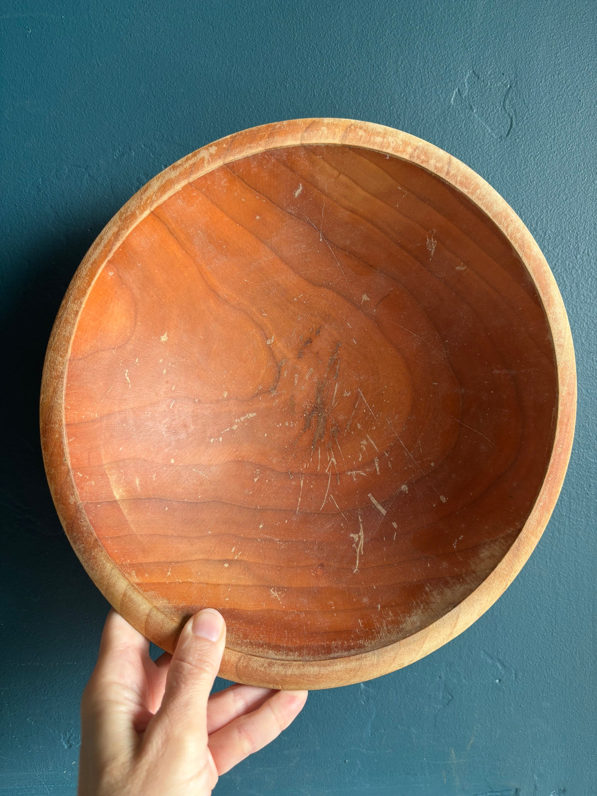 Wooden Dough Bowls Vintage Wear from Vermont