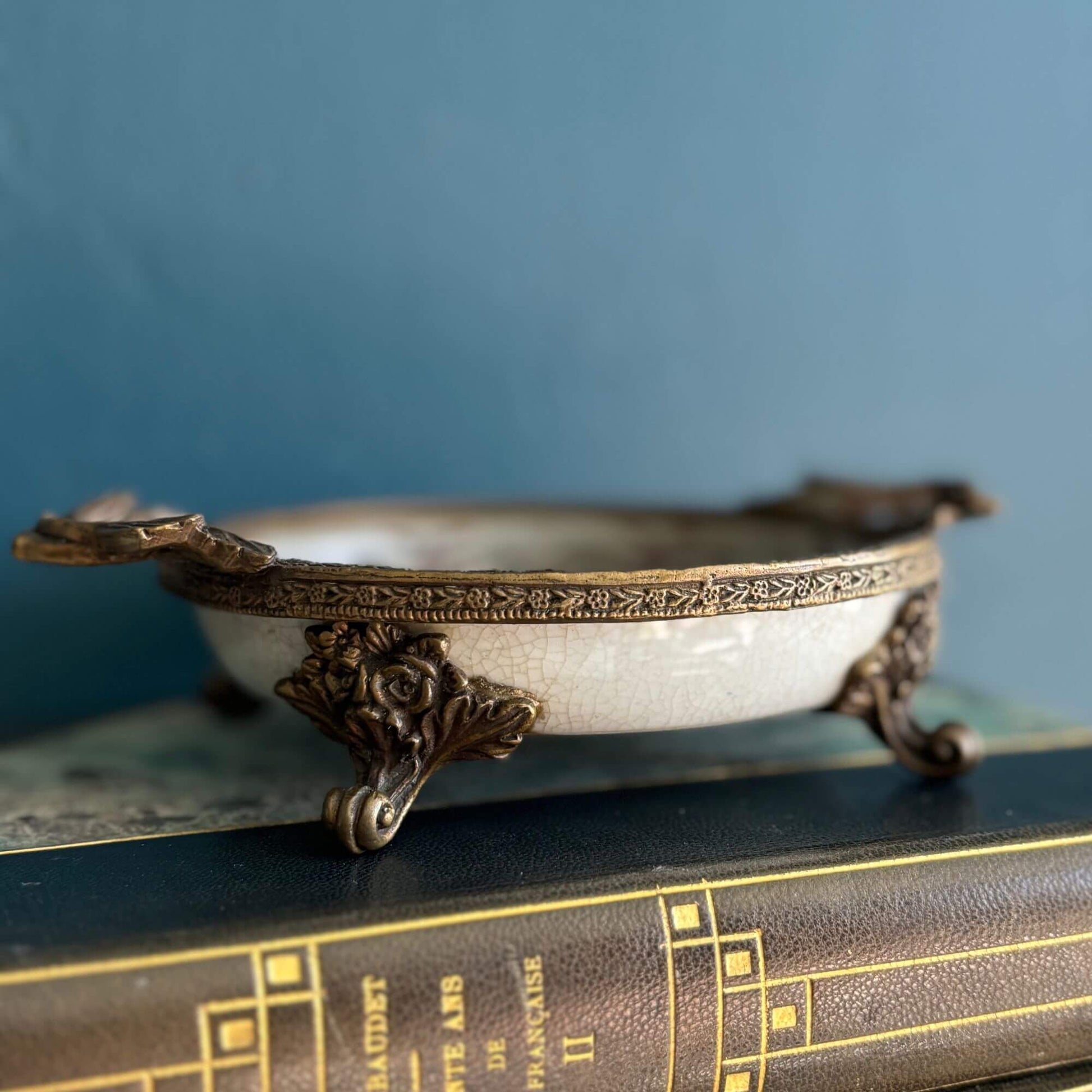 Vintage Wong Lee Footed Wine Coaster Catch-All image 3