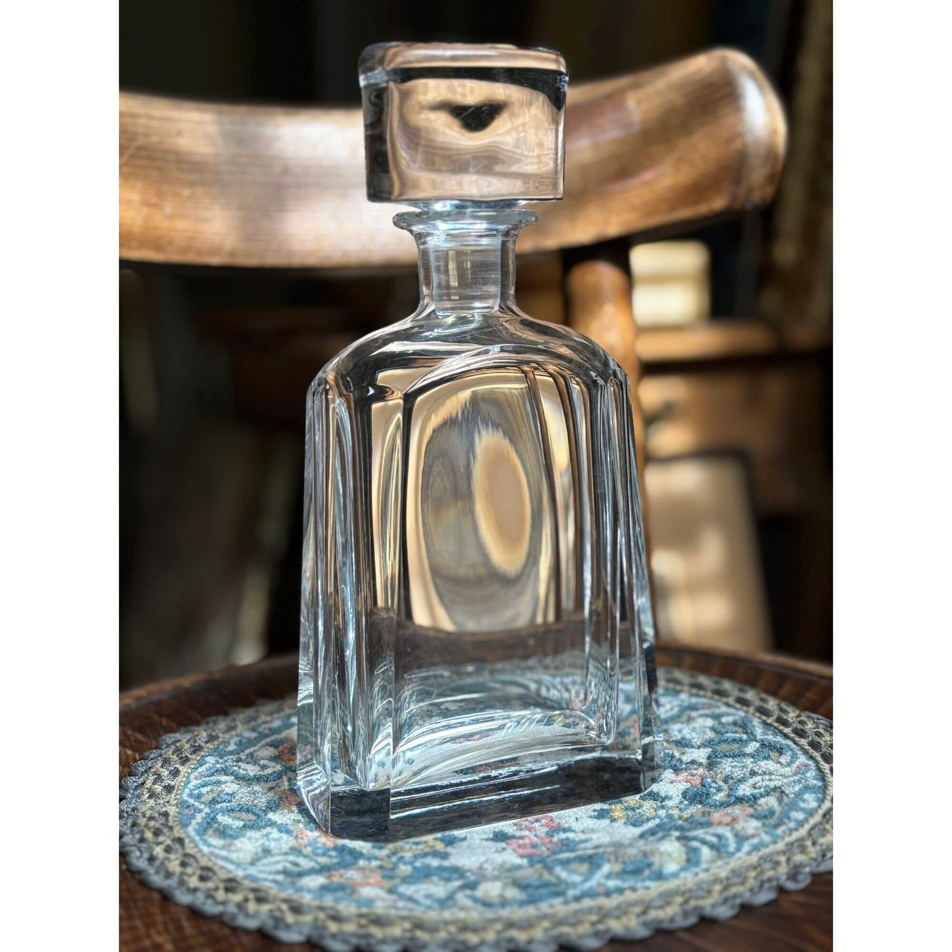 Vintage Mid Century Swedish Orrefors Crystal Glass Decanter image 4