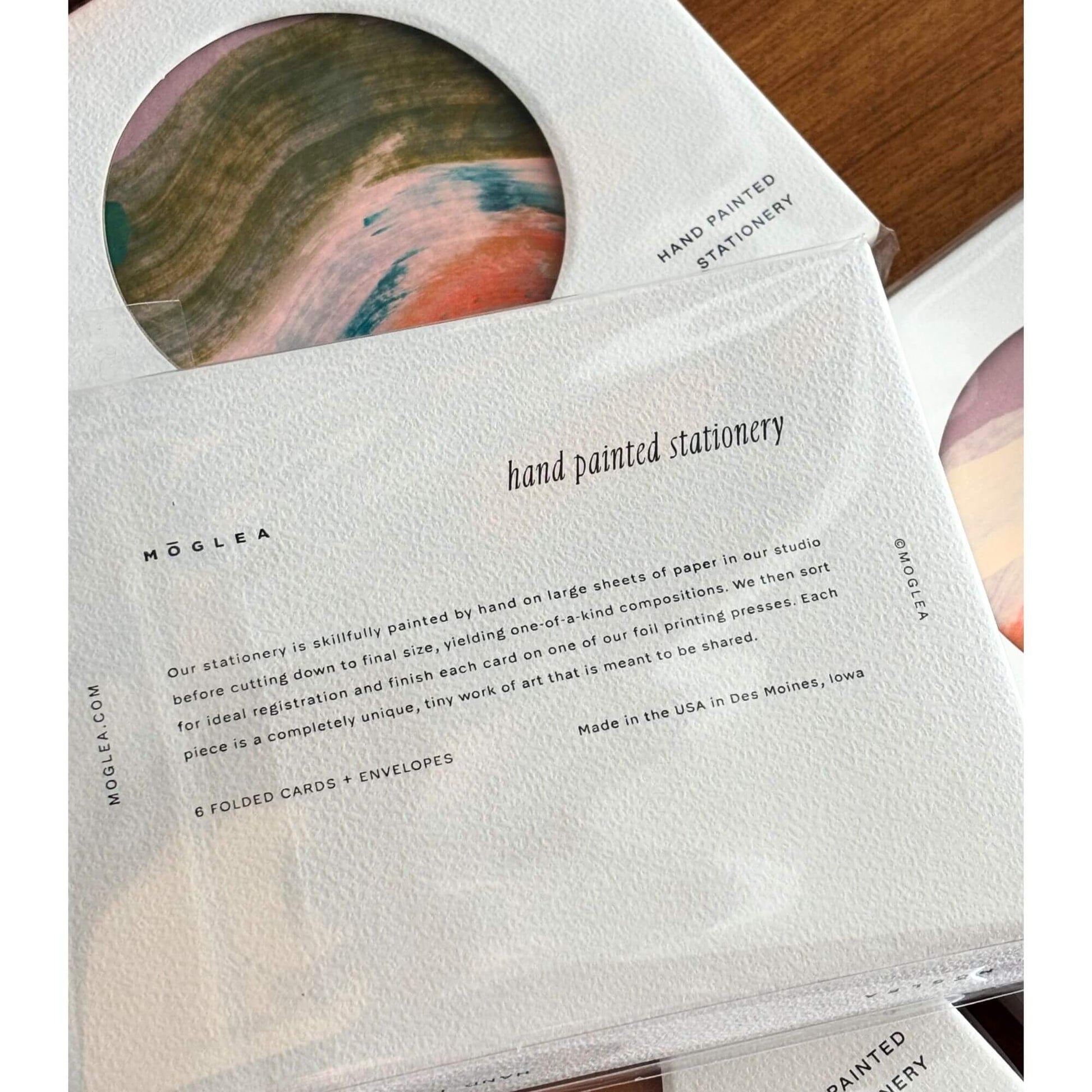 New Hand Painted 'Poppy' Stationary Set by Moglea image 3