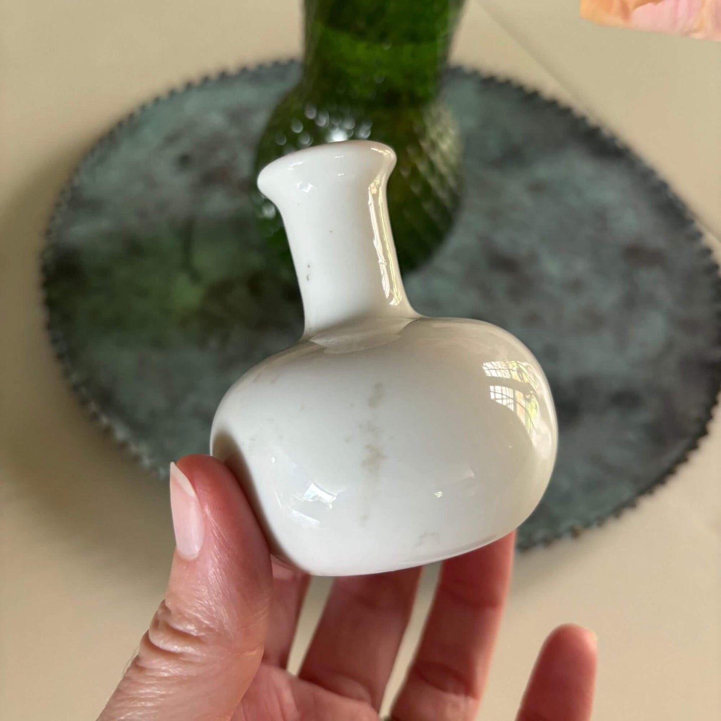 Darling Vintage Dansk White Small Bud Vase image 3