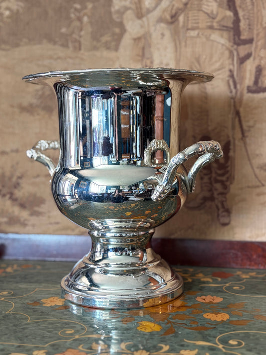 Vintage Silver Plate Champagne Bucket Vase
