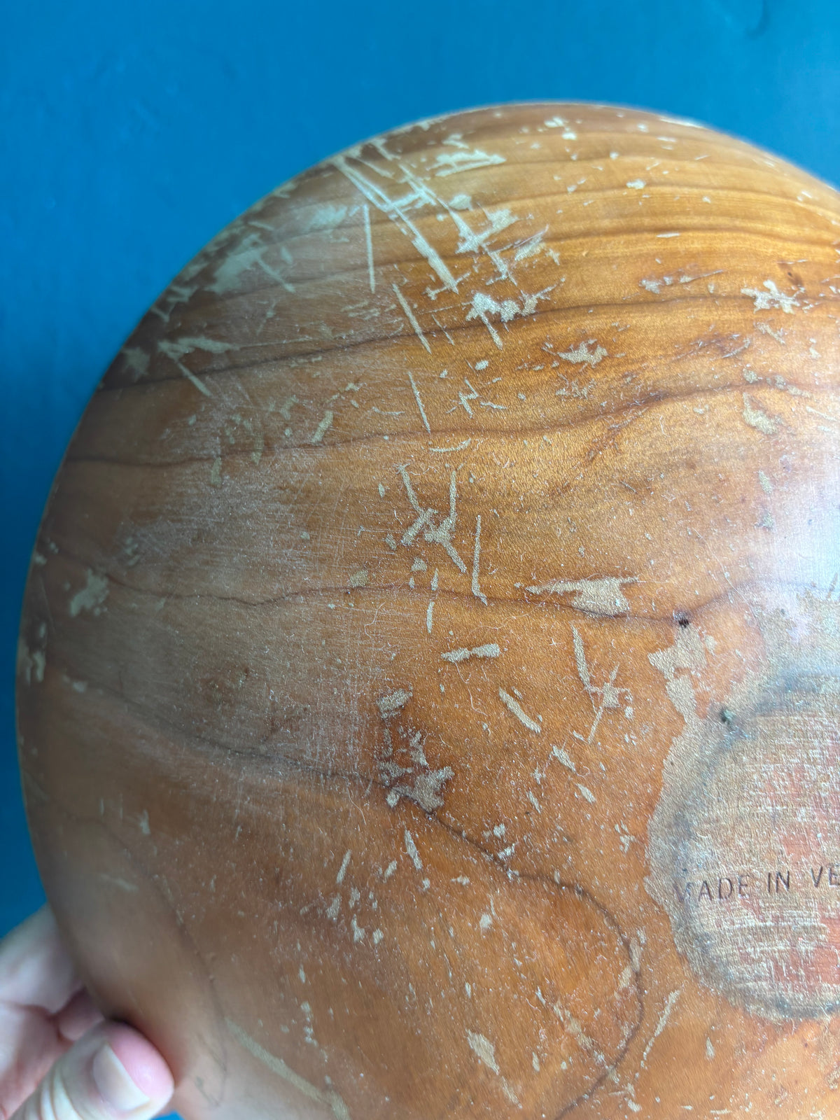 Wooden Dough Bowls Vintage Wear from Vermont