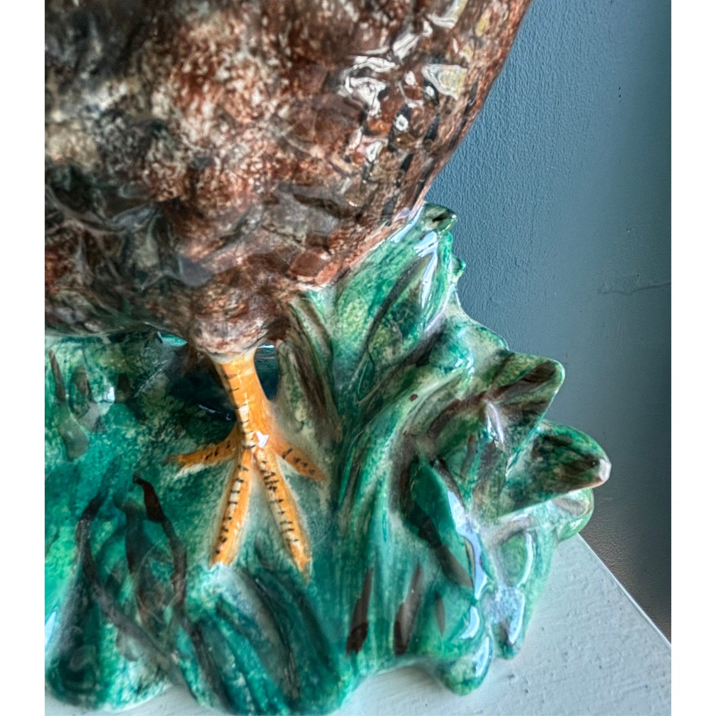 Vintage Hand-painted Ceramic Grouse Game Bird Figurines image 6