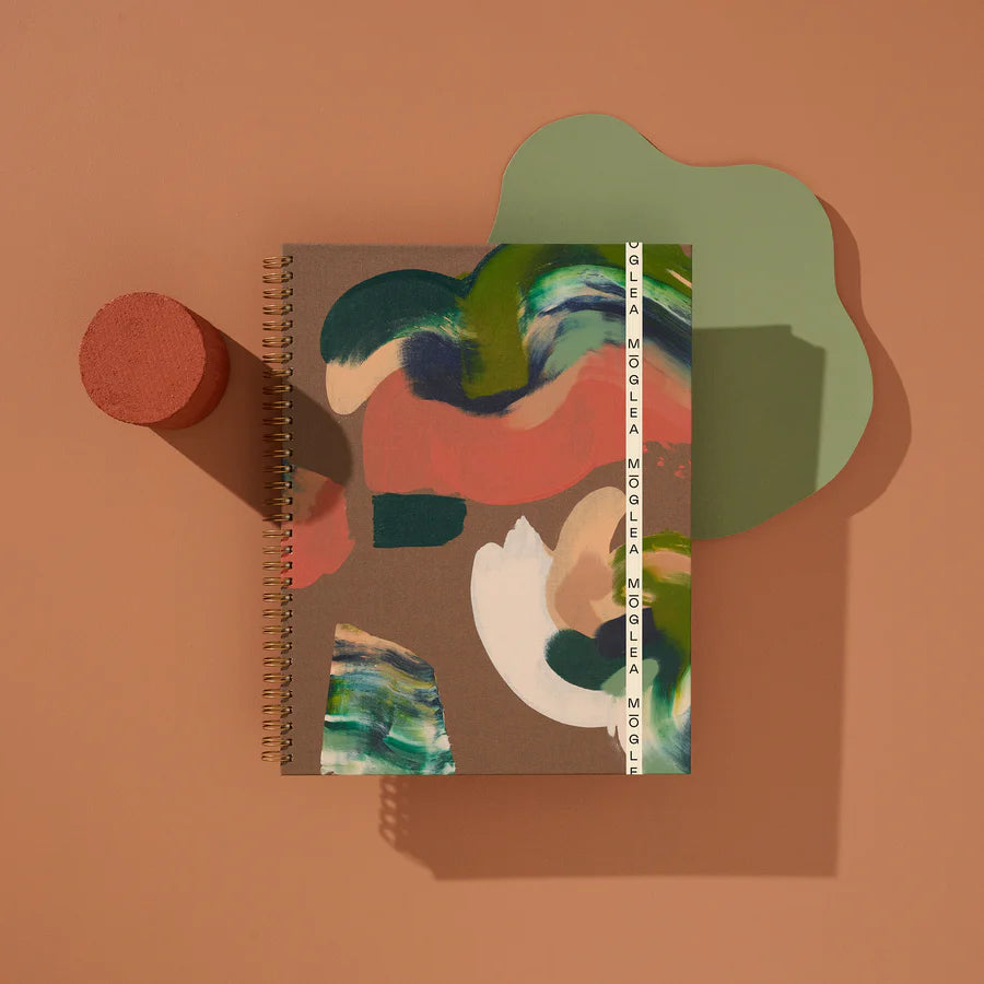 New Earth Tone Hand Painted Unlined 'Sedona' Notebook by Moglea image 1