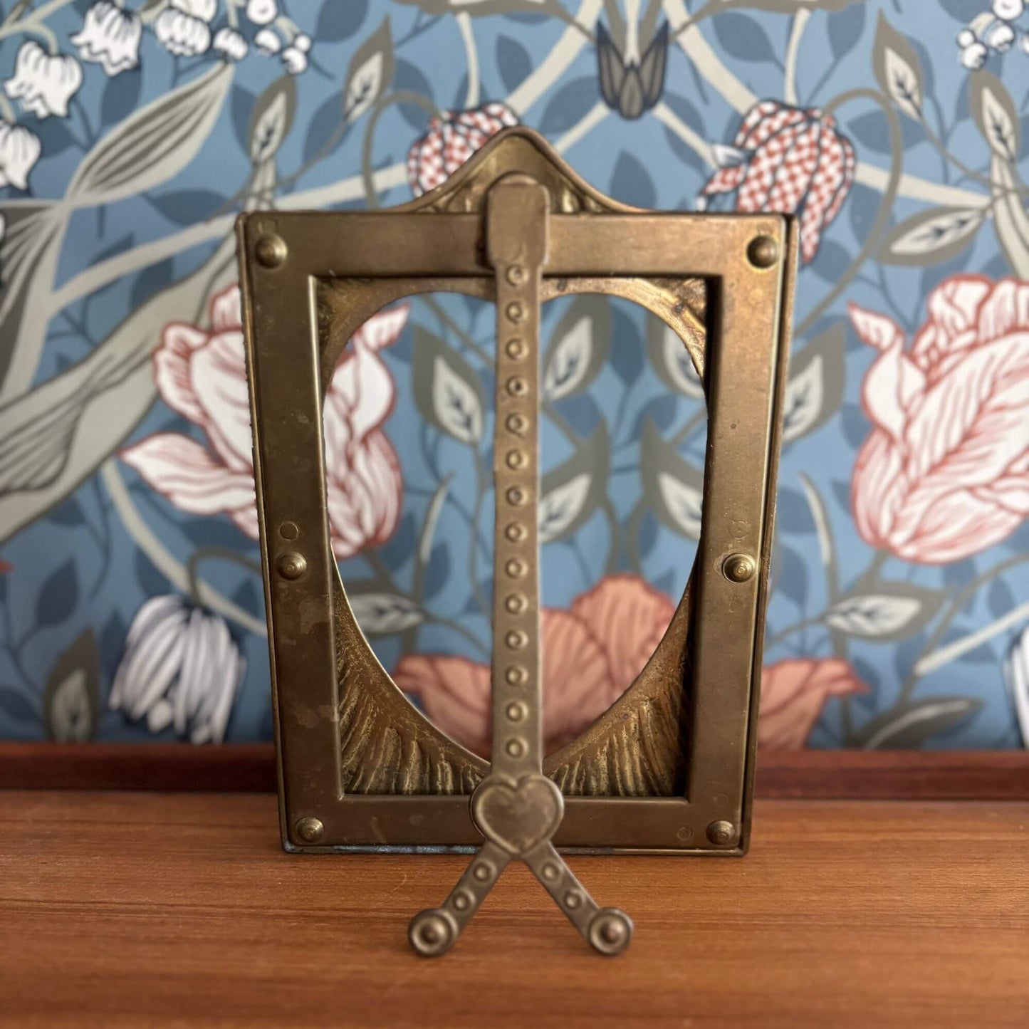 Vintage or Antique Victorian Heart Brass Frame image 1