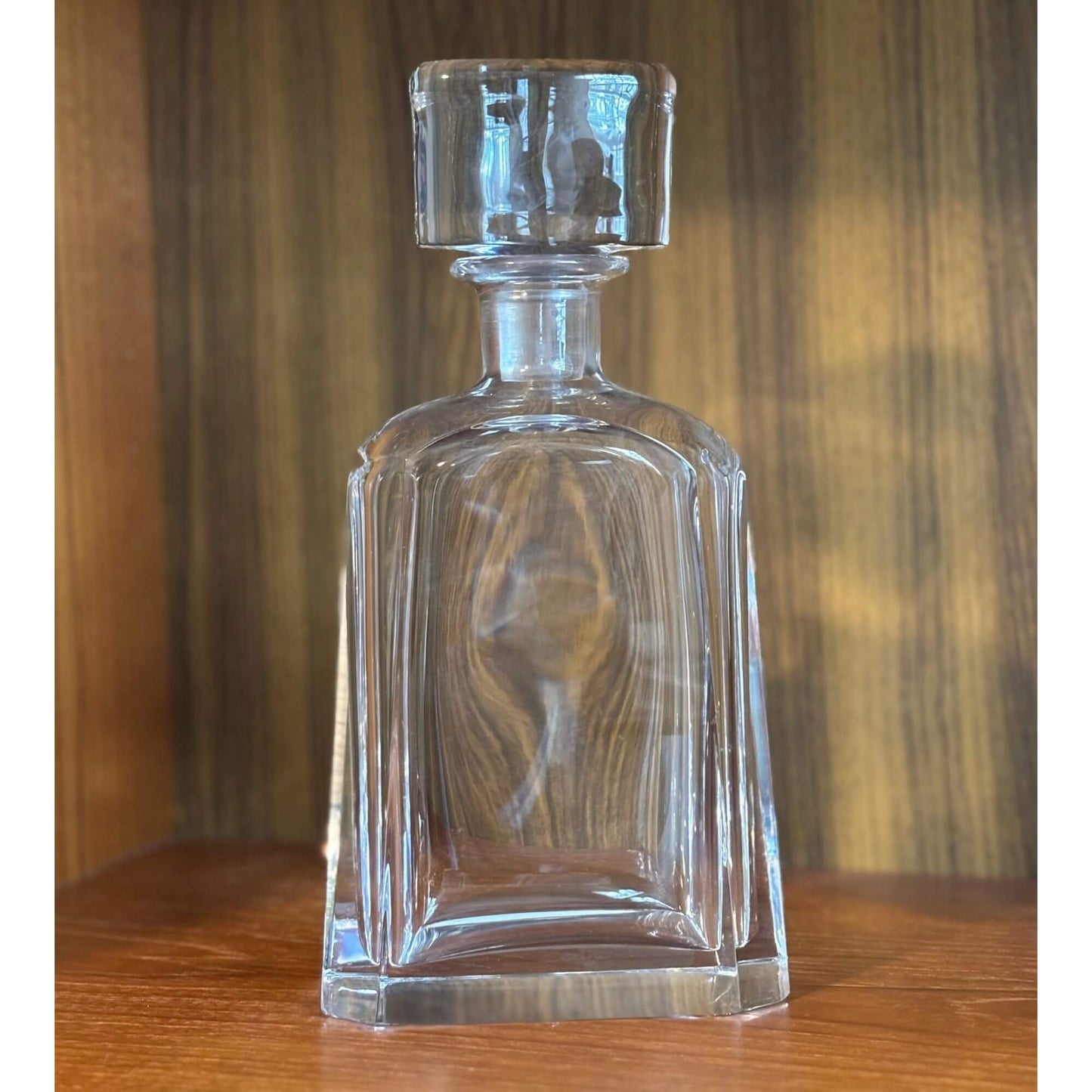 Vintage Mid Century Swedish Orrefors Crystal Glass Decanter image 0