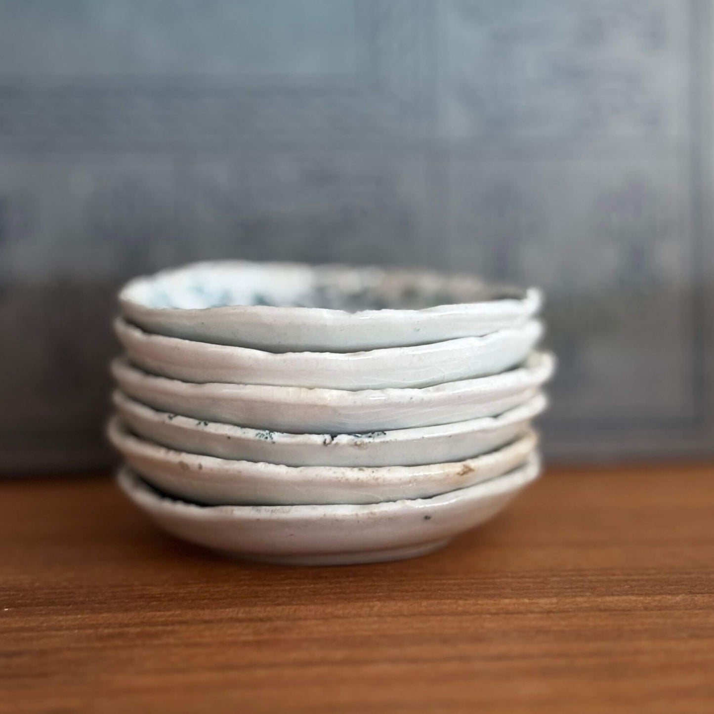 Gorgeous Antique WH Grindley English Butter Pats (6 Total) image 1