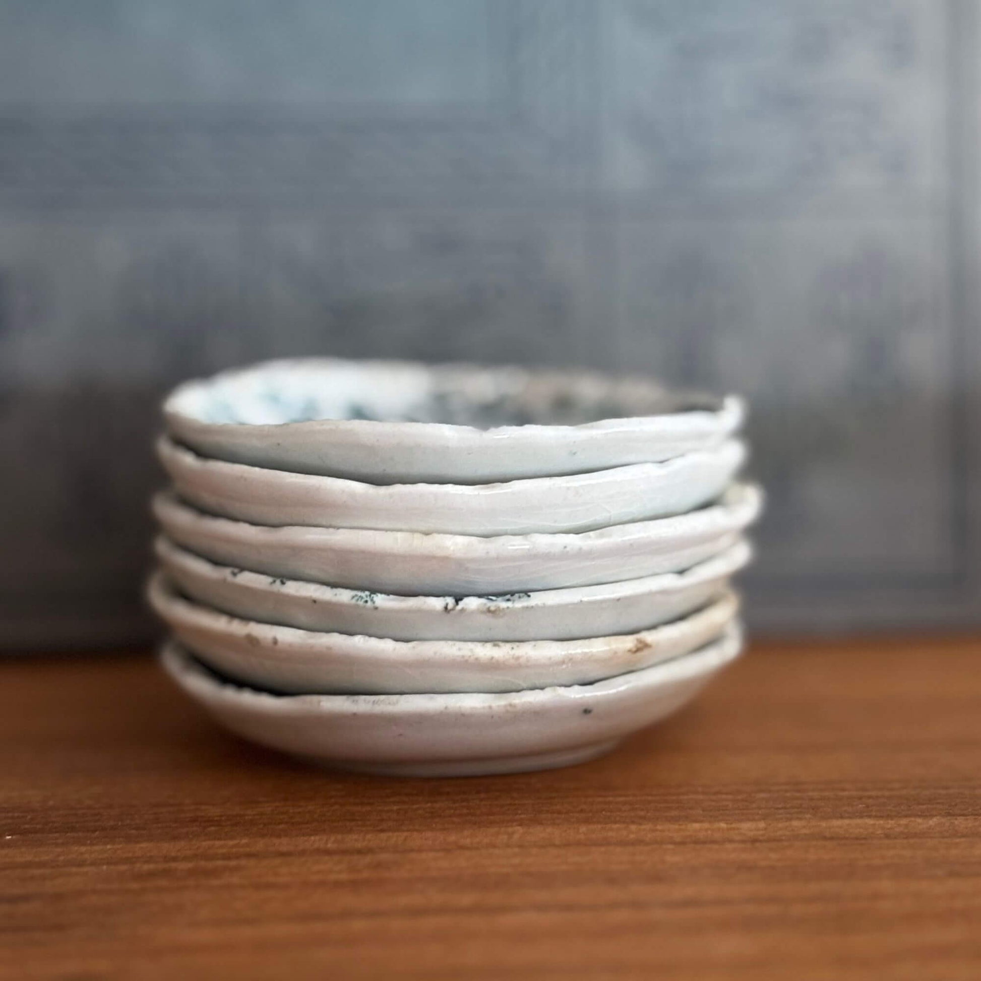 Gorgeous Antique WH Grindley English Butter Pats (6 Total) image 1