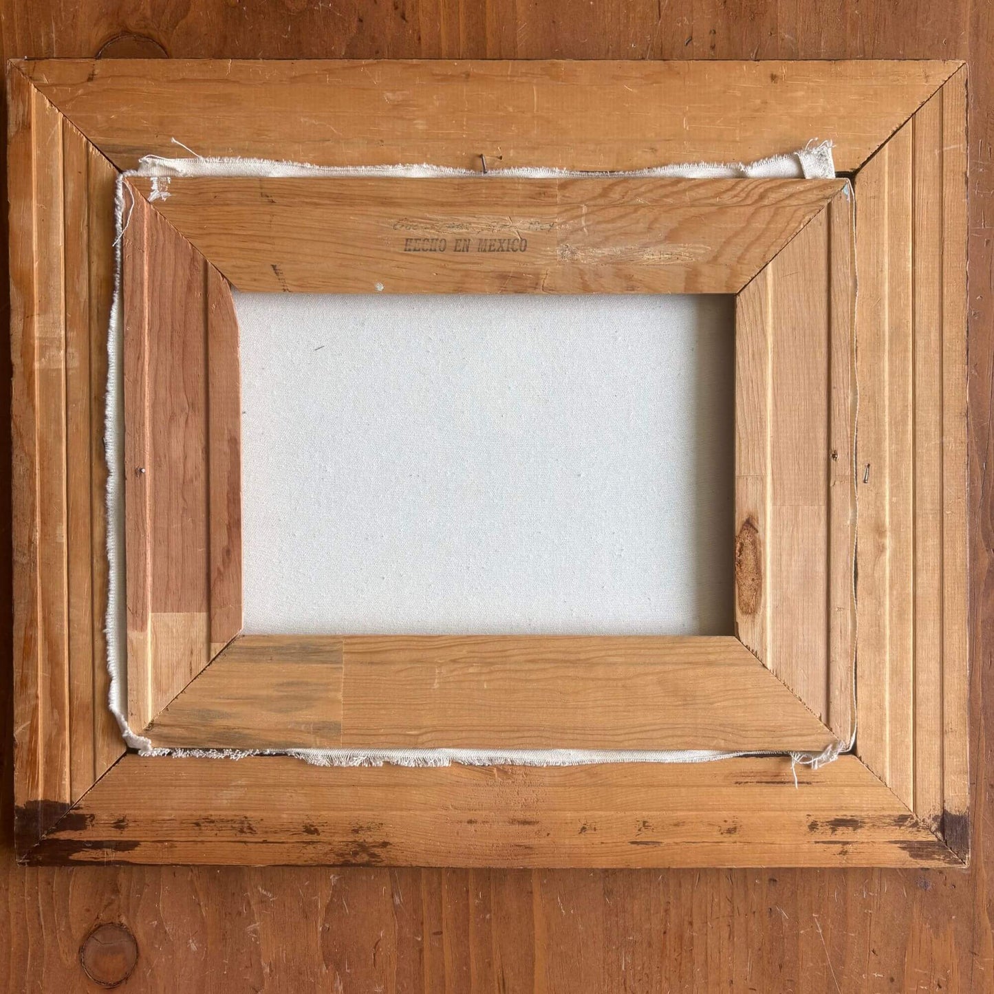 Vintage Mediterranean Architectural Signed Framed Painting image 2