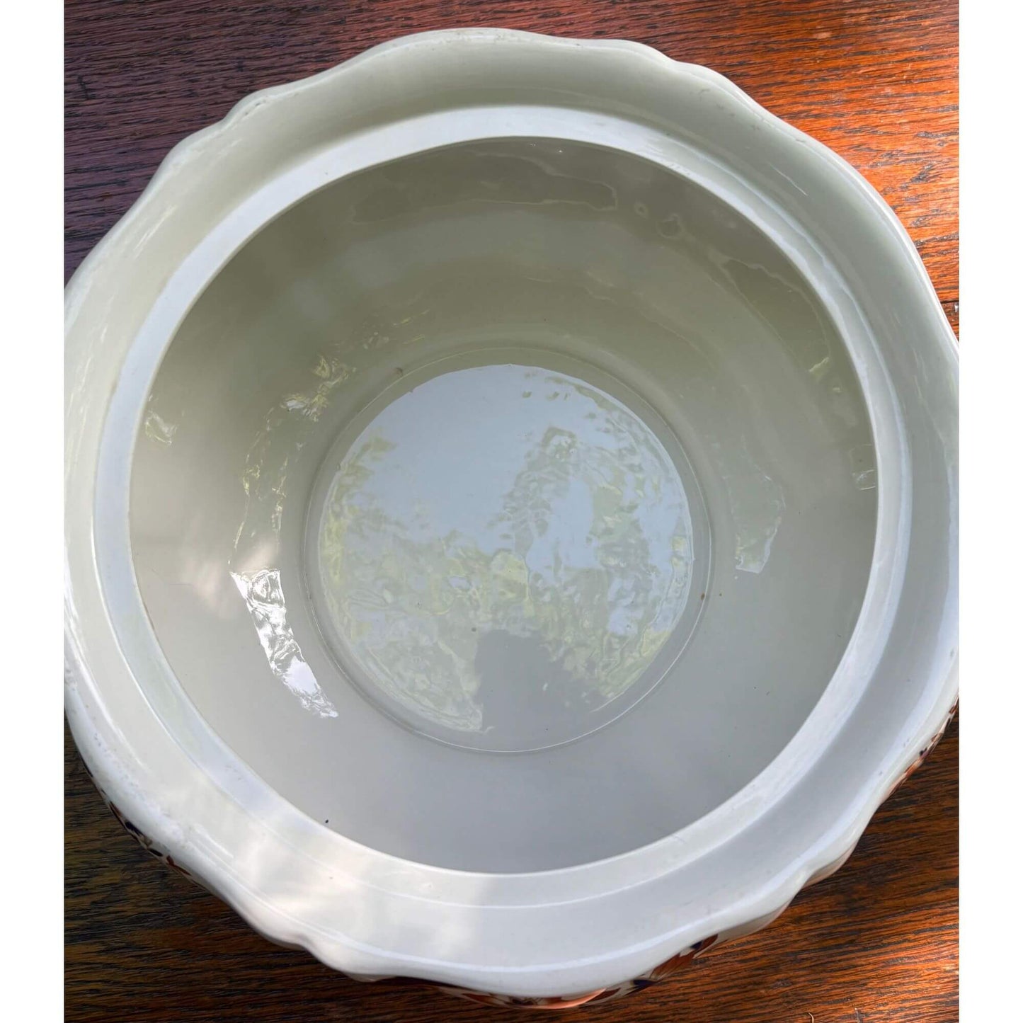 Large 1940's Vintage English Ironstone by Booths Dovedale Tureen image 4