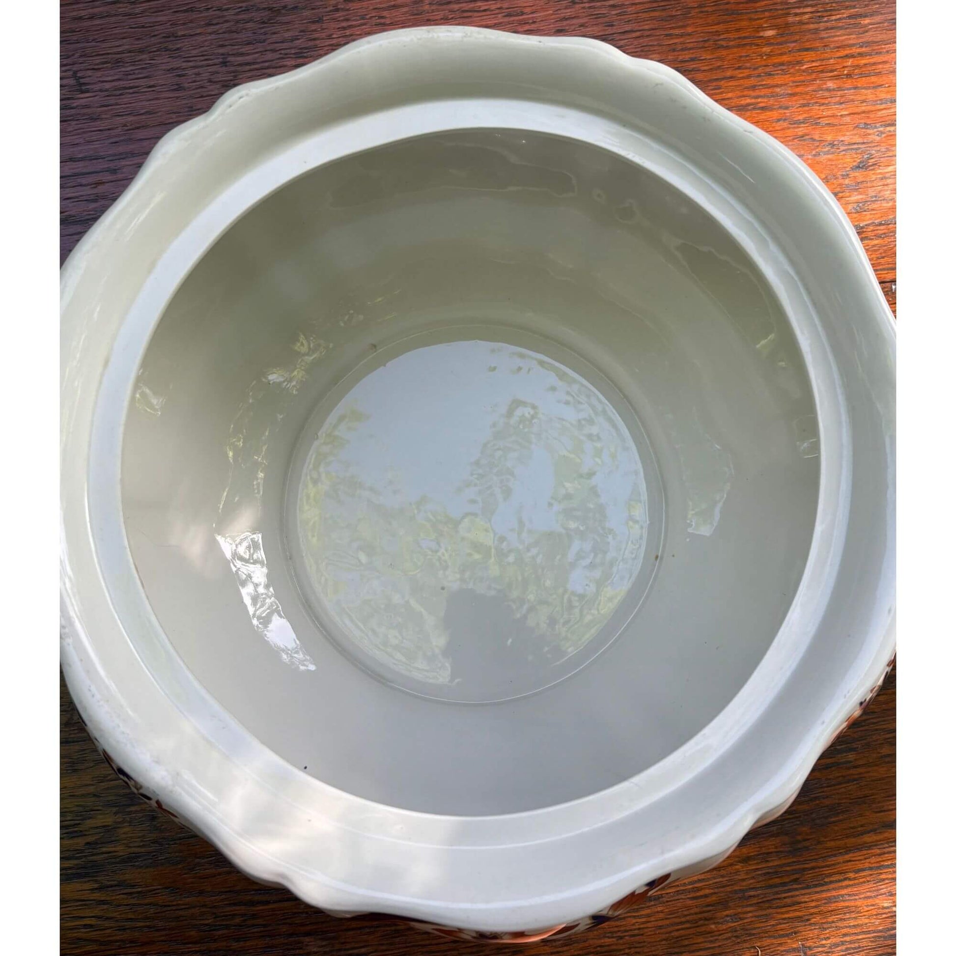 Large 1940's Vintage English Ironstone by Booths Dovedale Tureen image 4