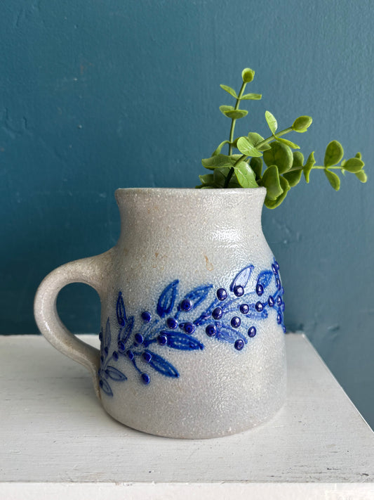 Salmon Falls Slat Glazed Stoneware Pottery Pitcher
