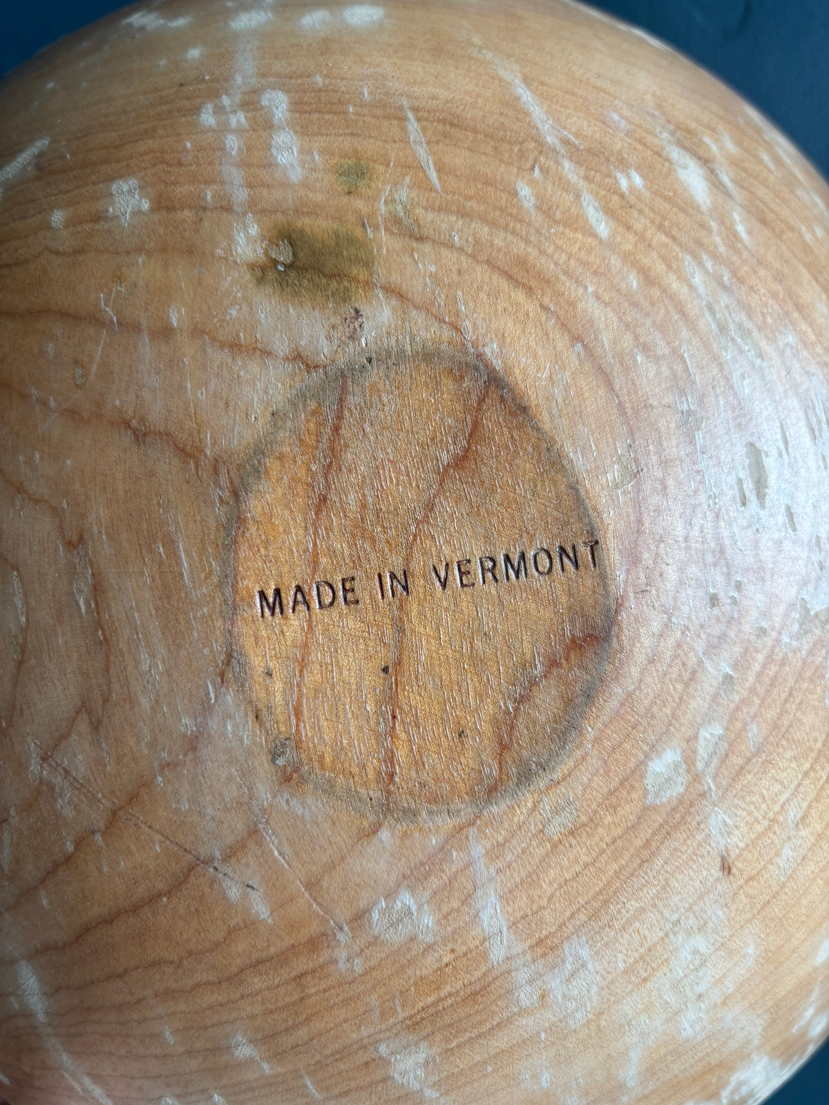 Wooden Dough Bowls Vintage Wear from Vermont