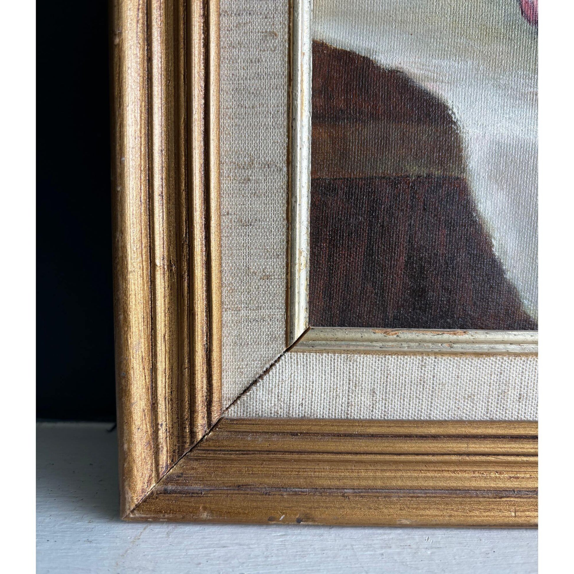 Vintage Violin Still Life Framed Oil Painting image 6