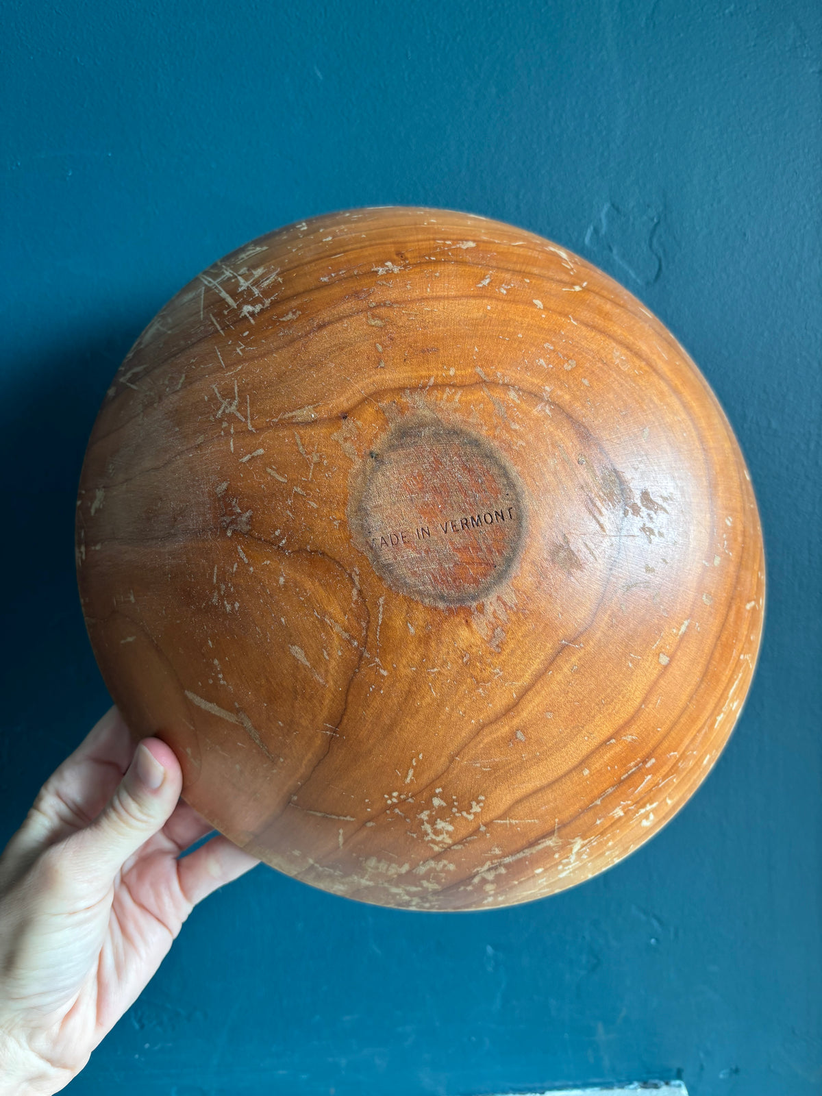 Wooden Dough Bowls Vintage Wear from Vermont