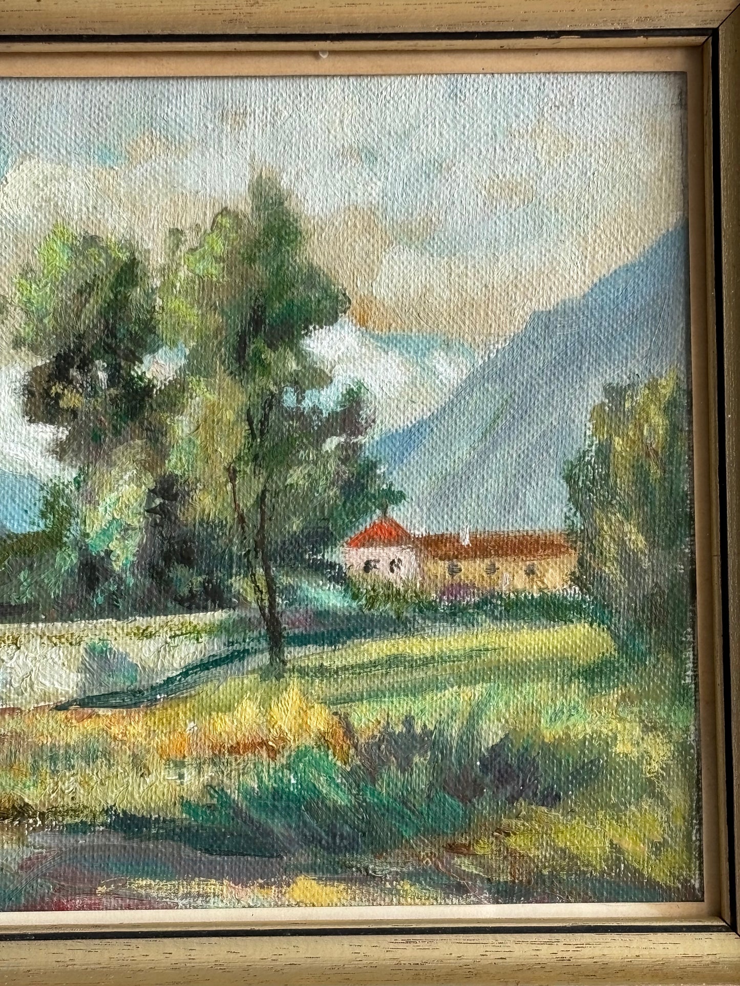 European Landscape Oil Painting 10.5 x 8
