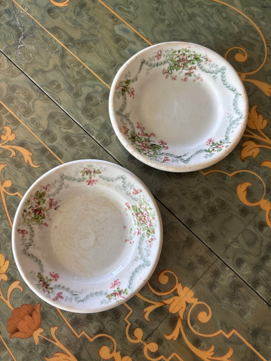 Antique Ridgways Ironstone Butter Pat Chonky