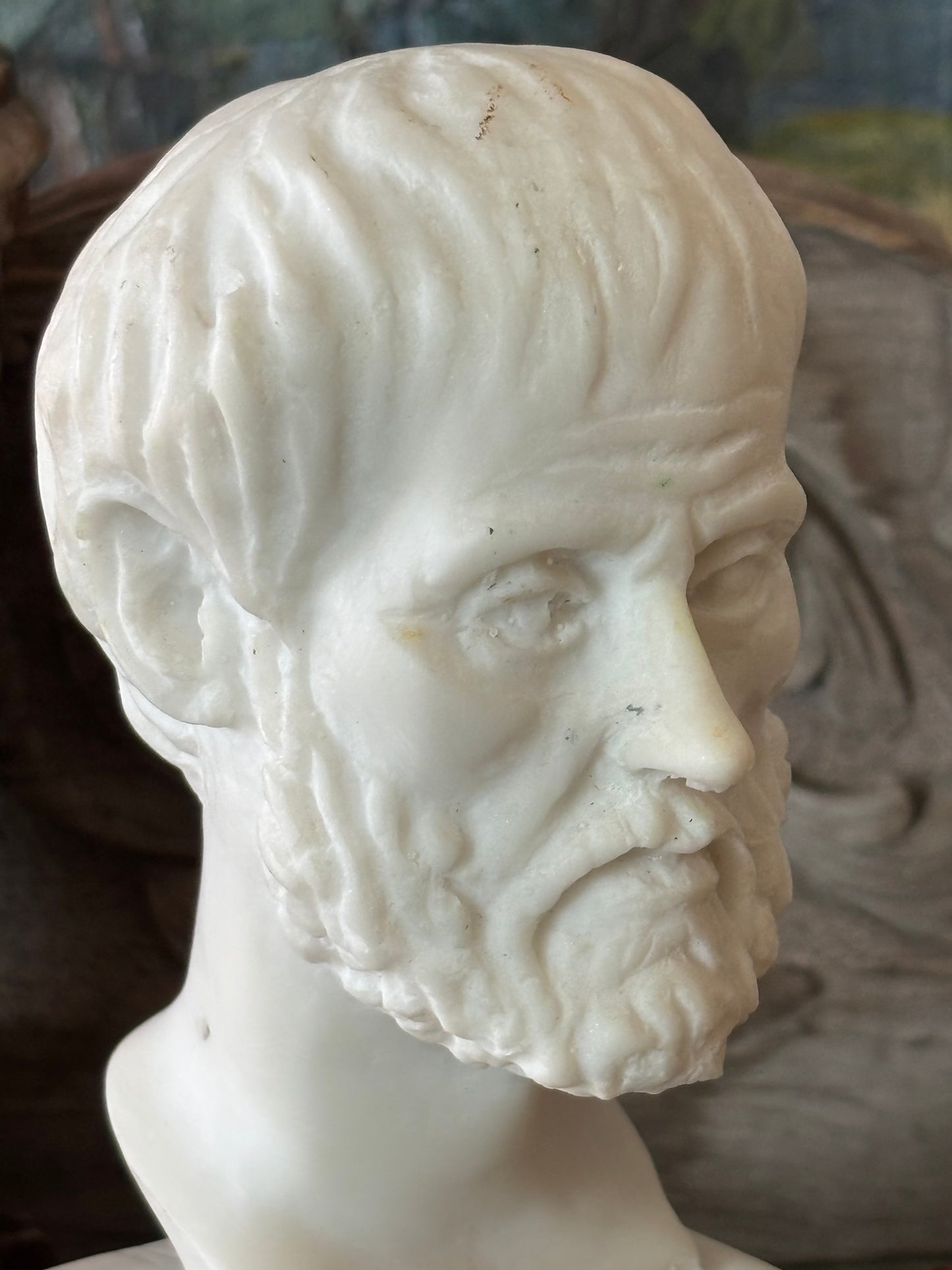 Aristotle Bust Greek Philosopher Composite Bust Sculpture