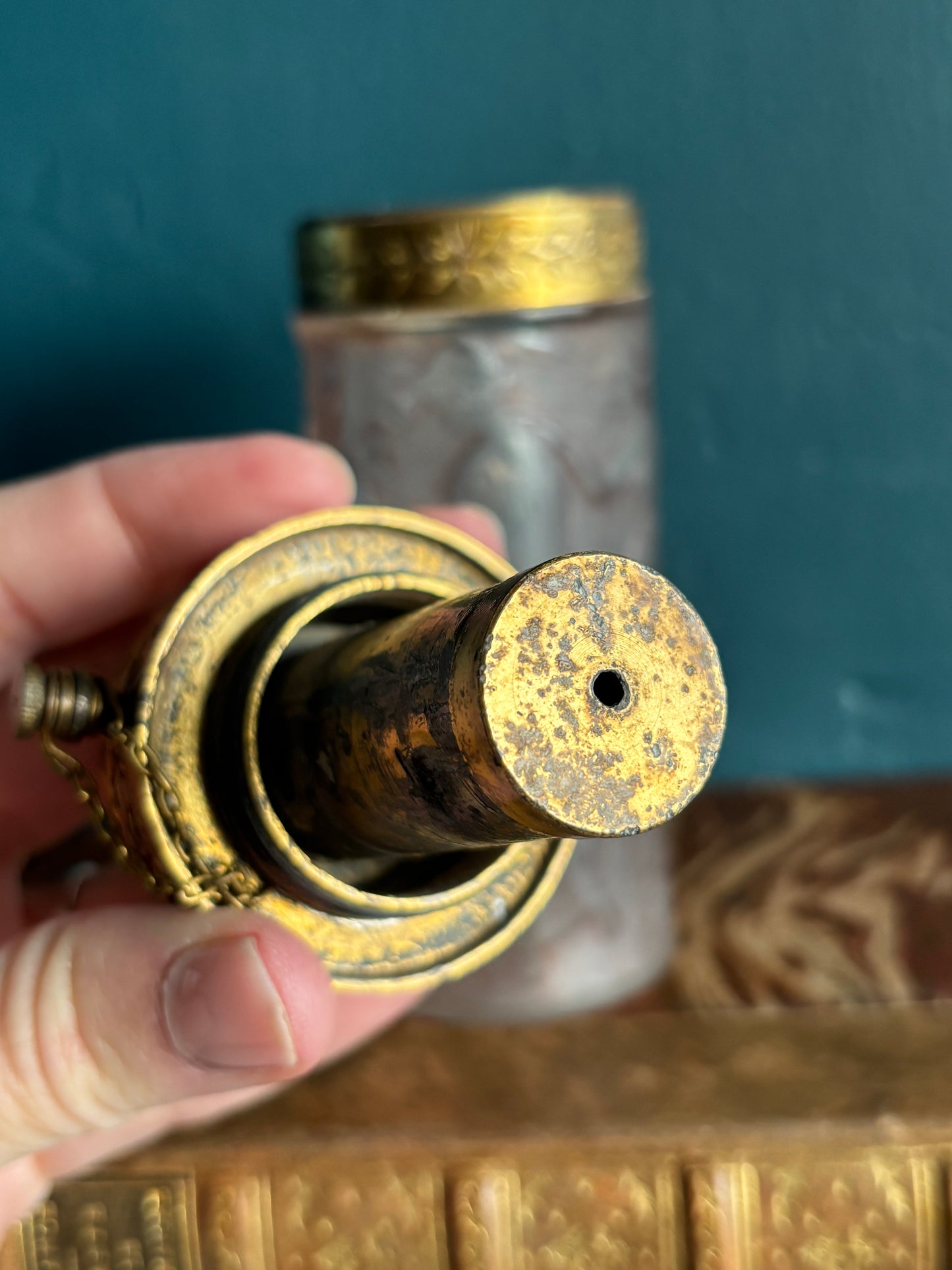 Antique French René Lalique Perfume Atomizer