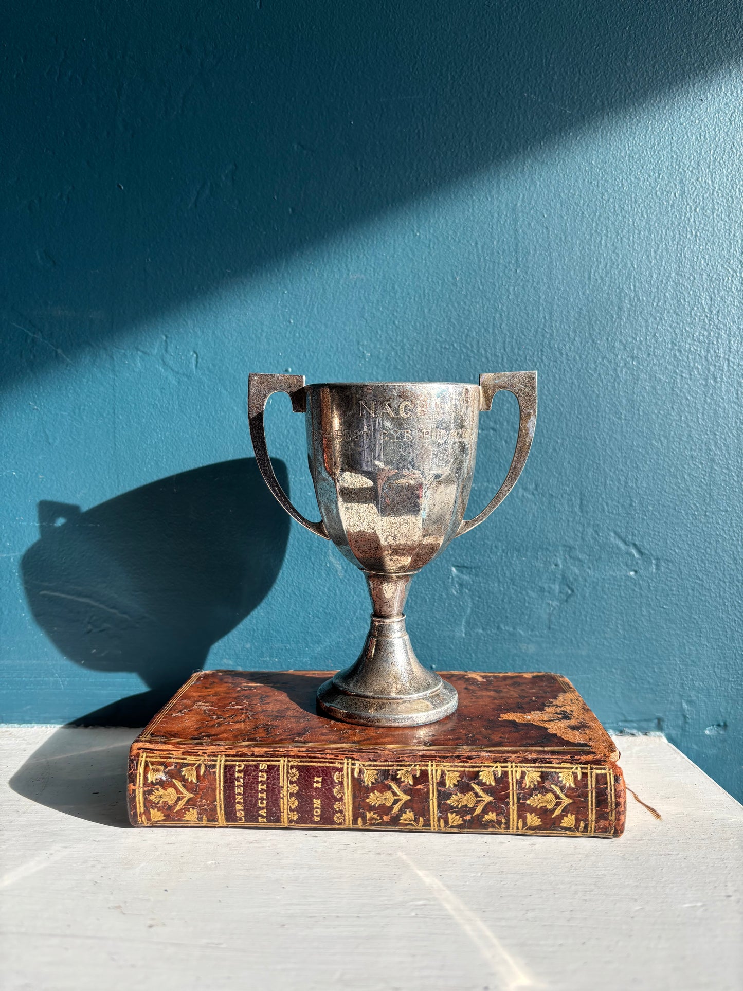 Vintage Silver Plate Mini Trophy