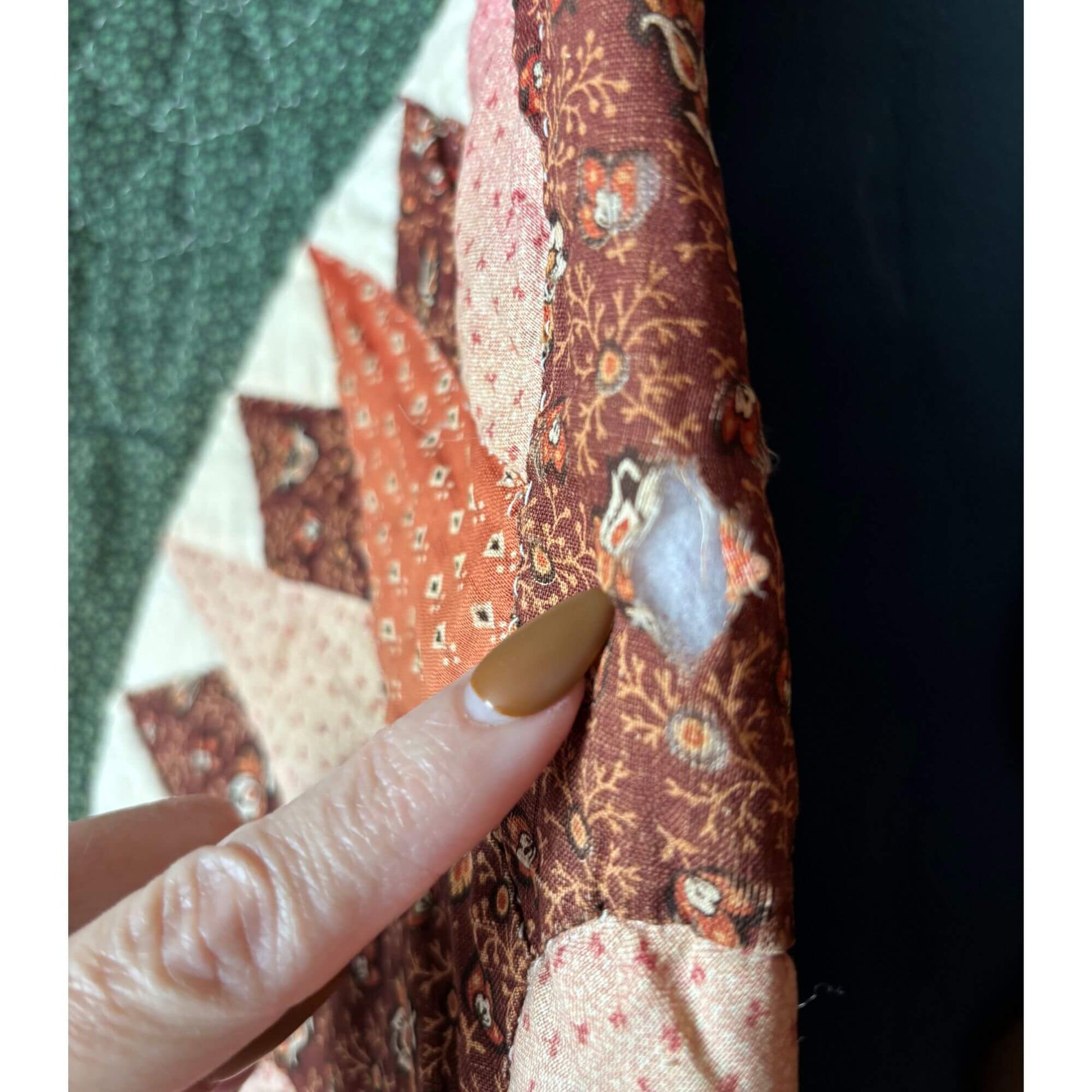 Antique Mariner's Compass Handmade Quilt image 3