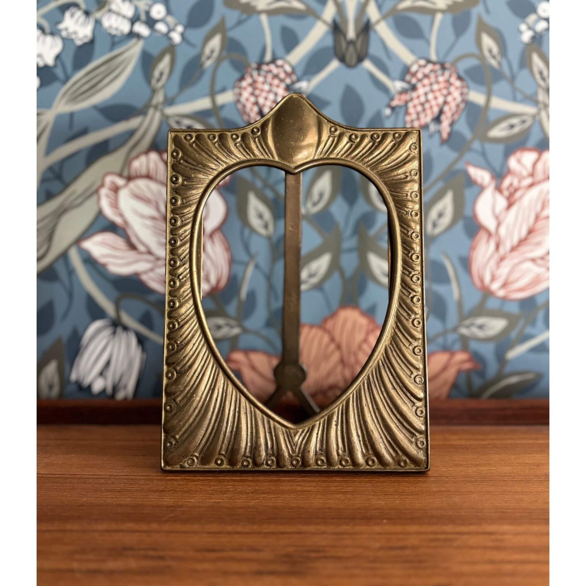 Vintage or Antique Victorian Heart Brass Frame image 2