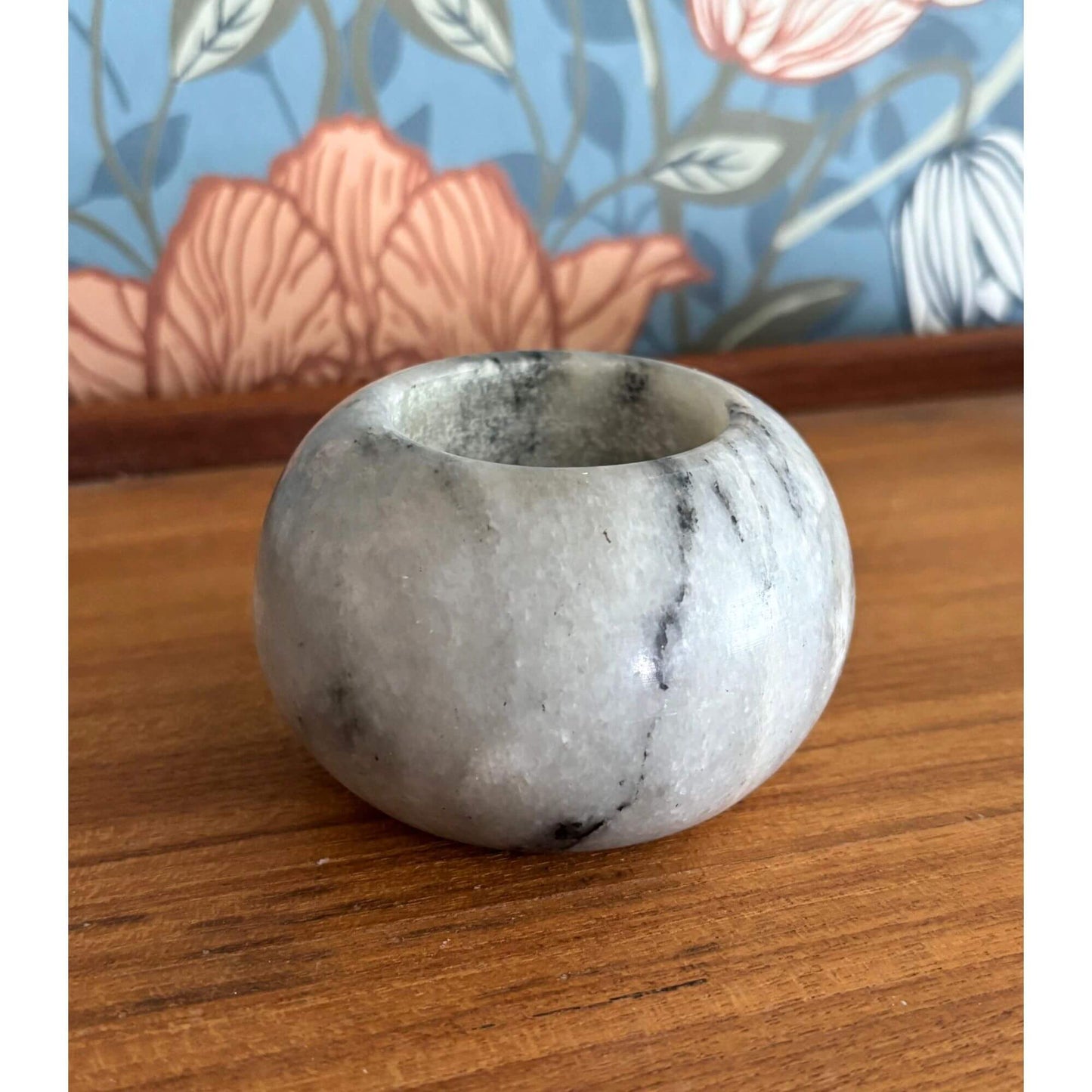 Classic Vintage Marble Tealight Candle Holder image 0