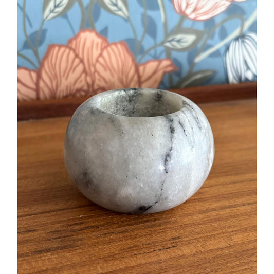Classic Vintage Marble Tealight Candle Holder image 0