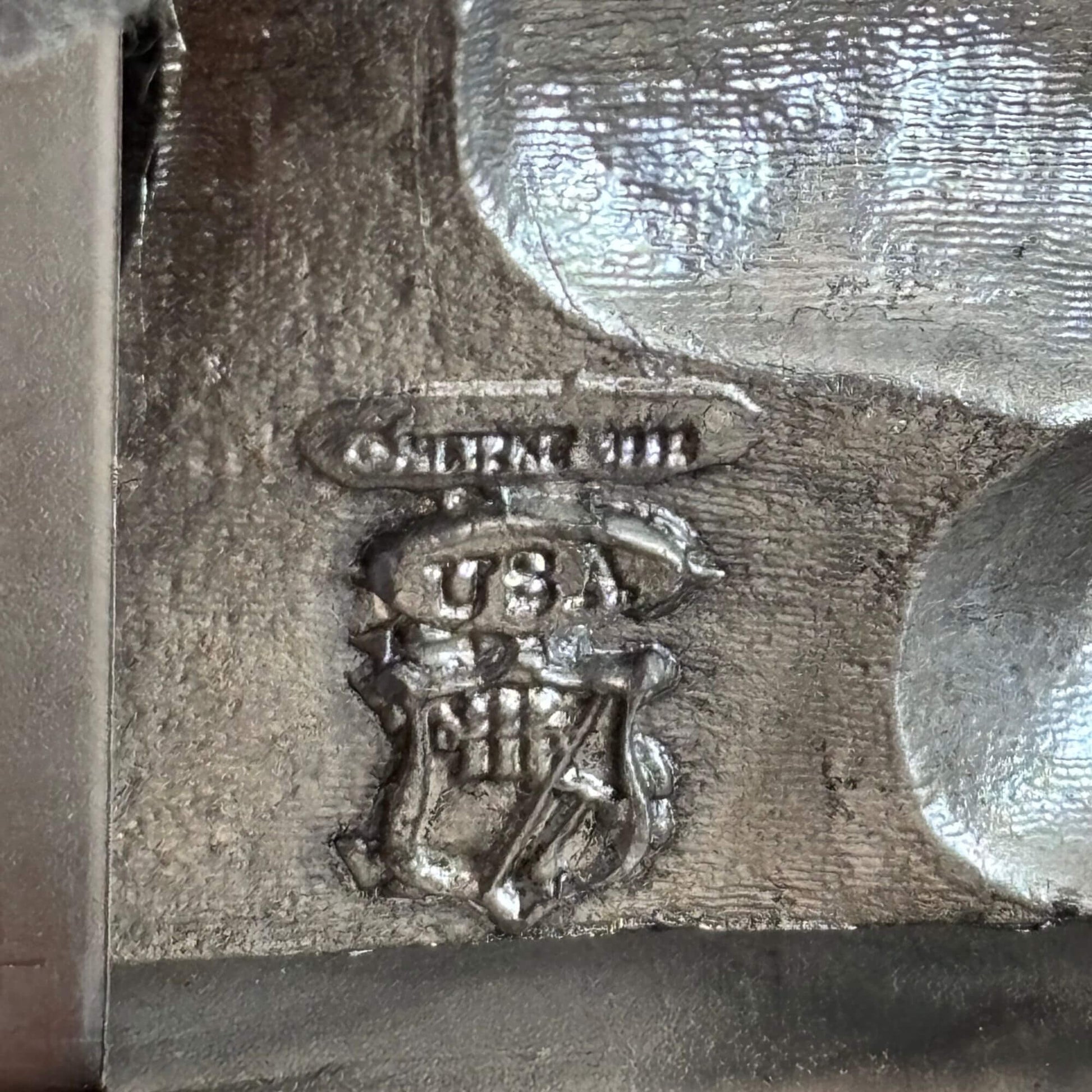 Vintage Pewter Hummingbird & Thistle Bookends image 2