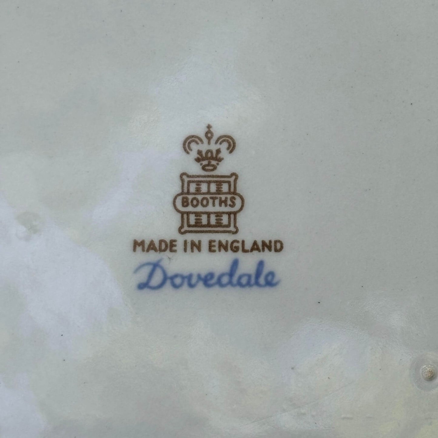 Large 1940's Vintage English Ironstone by Booths Dovedale Tureen image 6