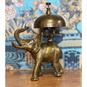 brass hotel bell elephant