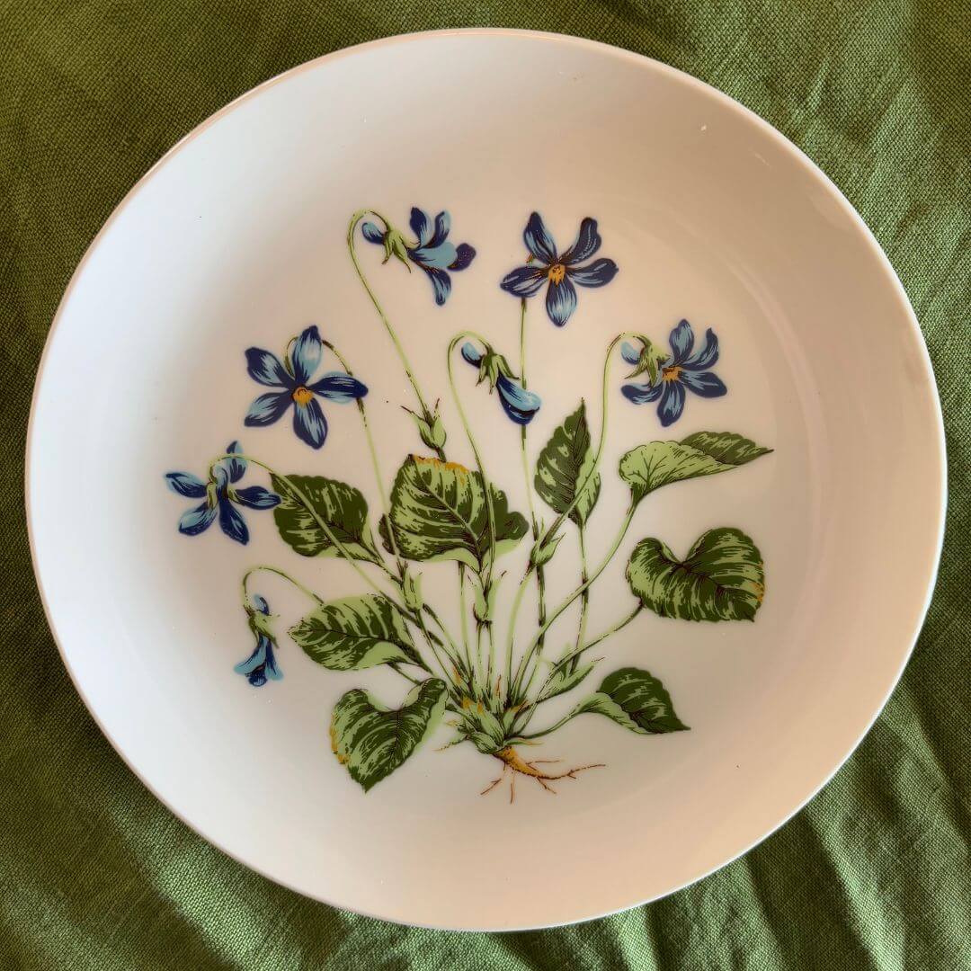 Darling Garden Flower Salad Plates Set of Four - Image 4