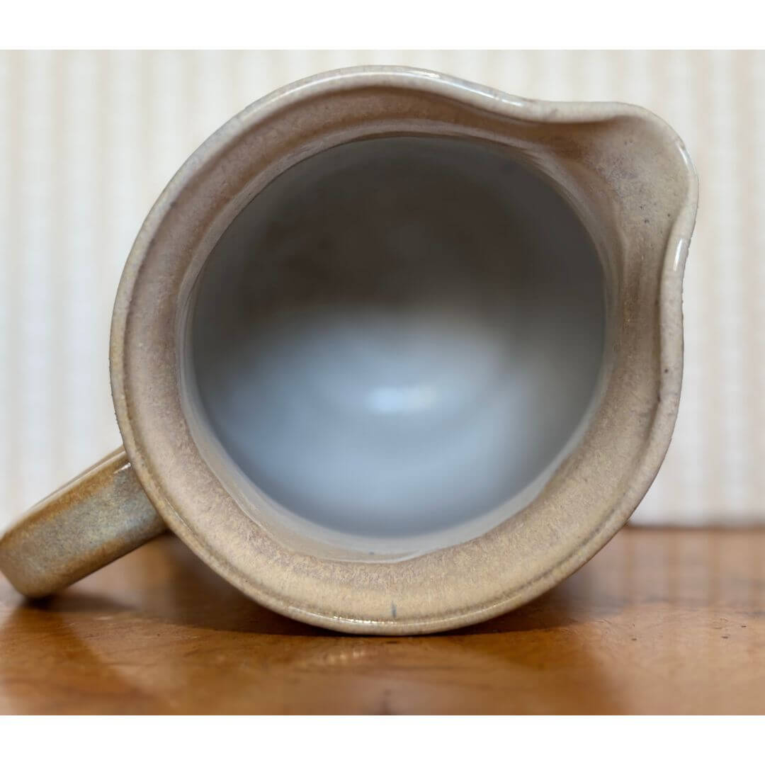 Country Floral Handmade Pottery Pitcher - Image 3