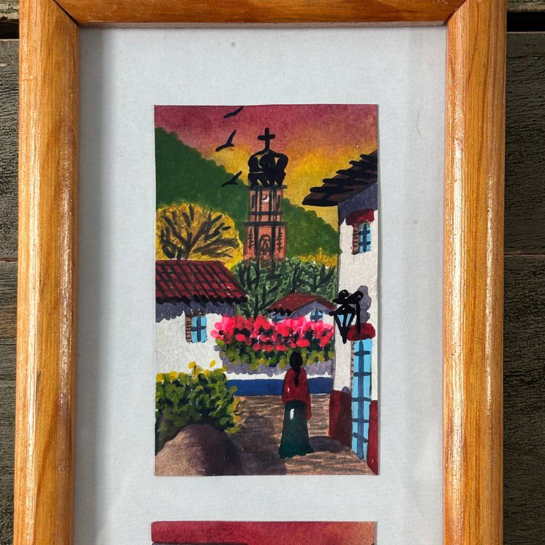 Vibrant Watercolor Trio of Tiny Paintings - Image 3