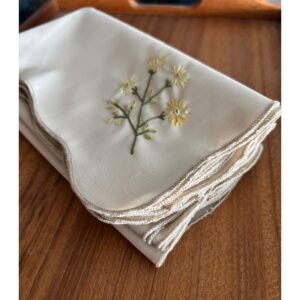 vintage embroidered napkins