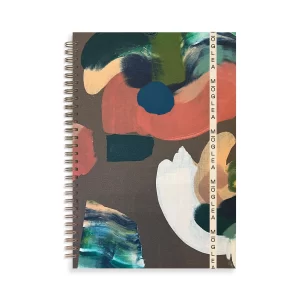 New Earth Tone Hand Painted Unlined 'Sedona' Notebook by Moglea