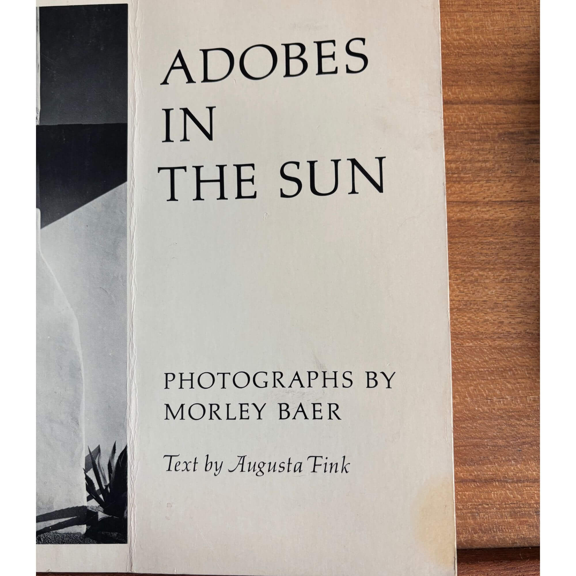 1972 Adobes In the Sun Black & White Photography Book - Image 2