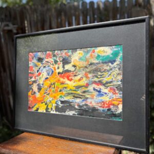 vintage abstract painting