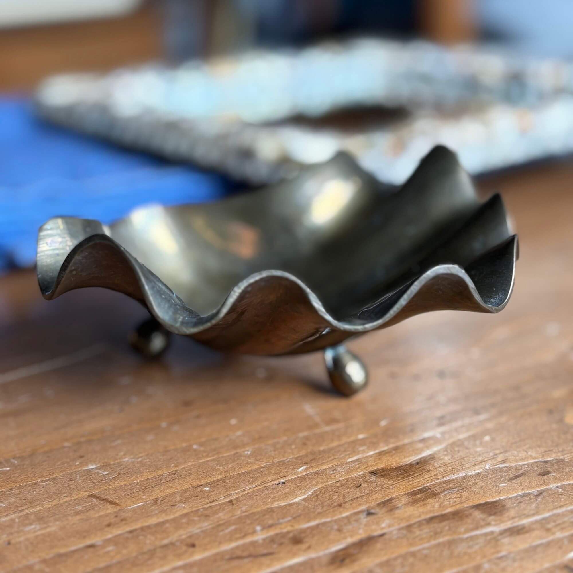 vintage brass shell