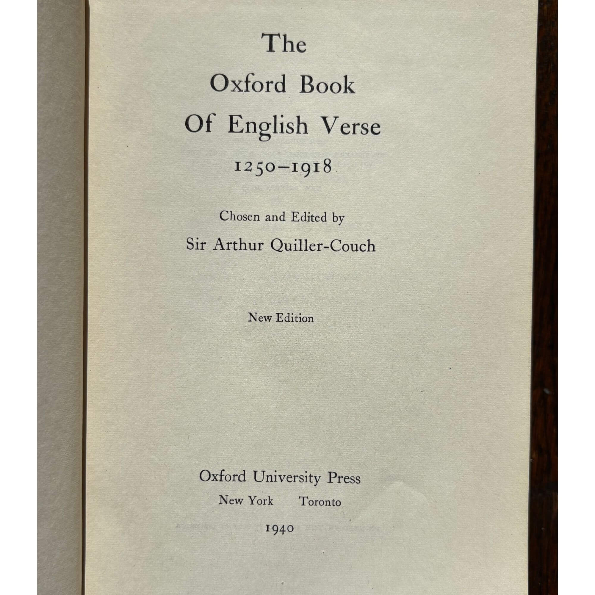 Vintage 85 year old book The Oxford Book of English Verse - Image 5