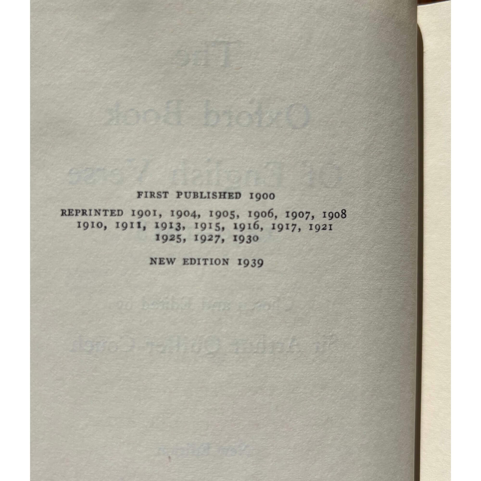 Vintage 85 year old book The Oxford Book of English Verse - Image 6