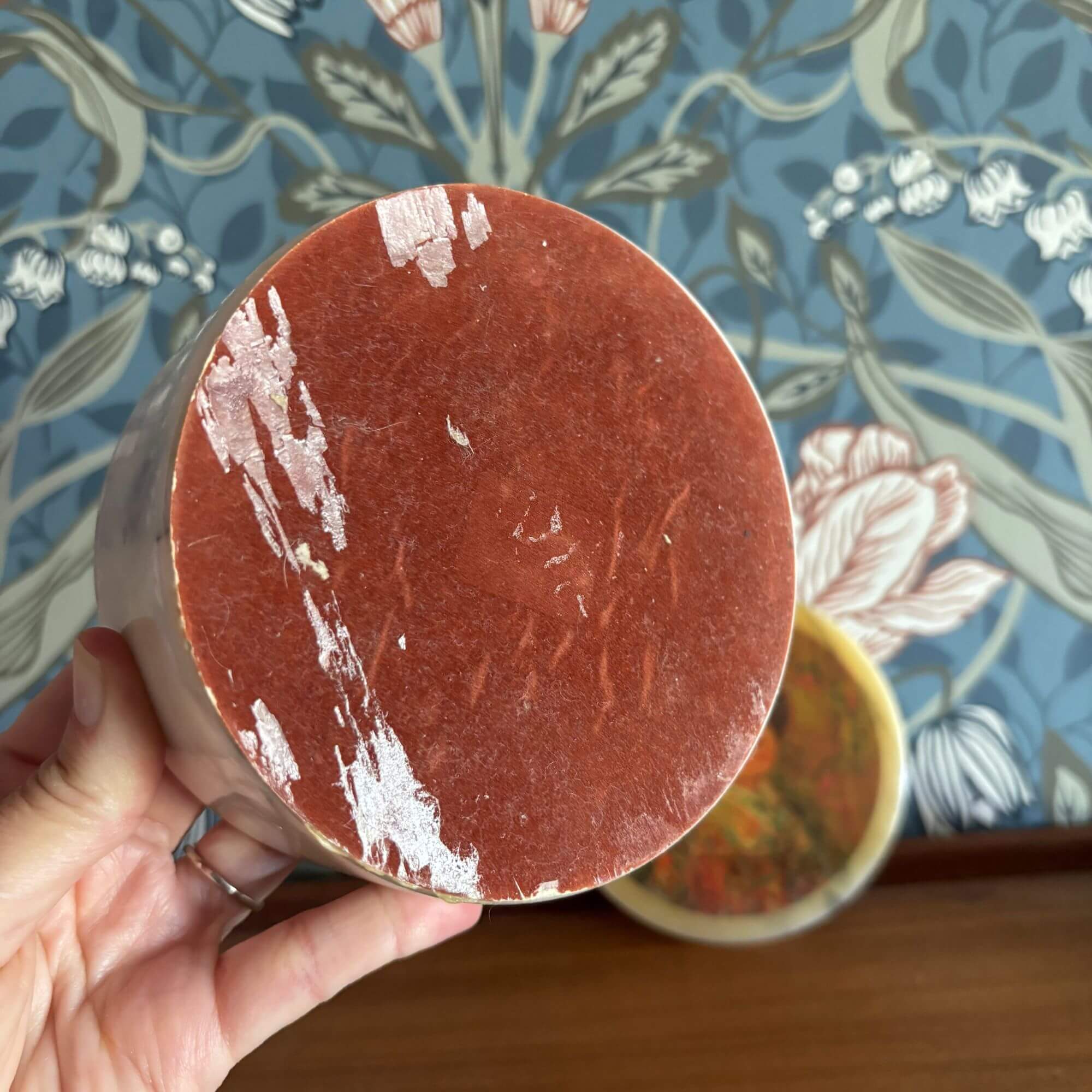 vintage marble jar