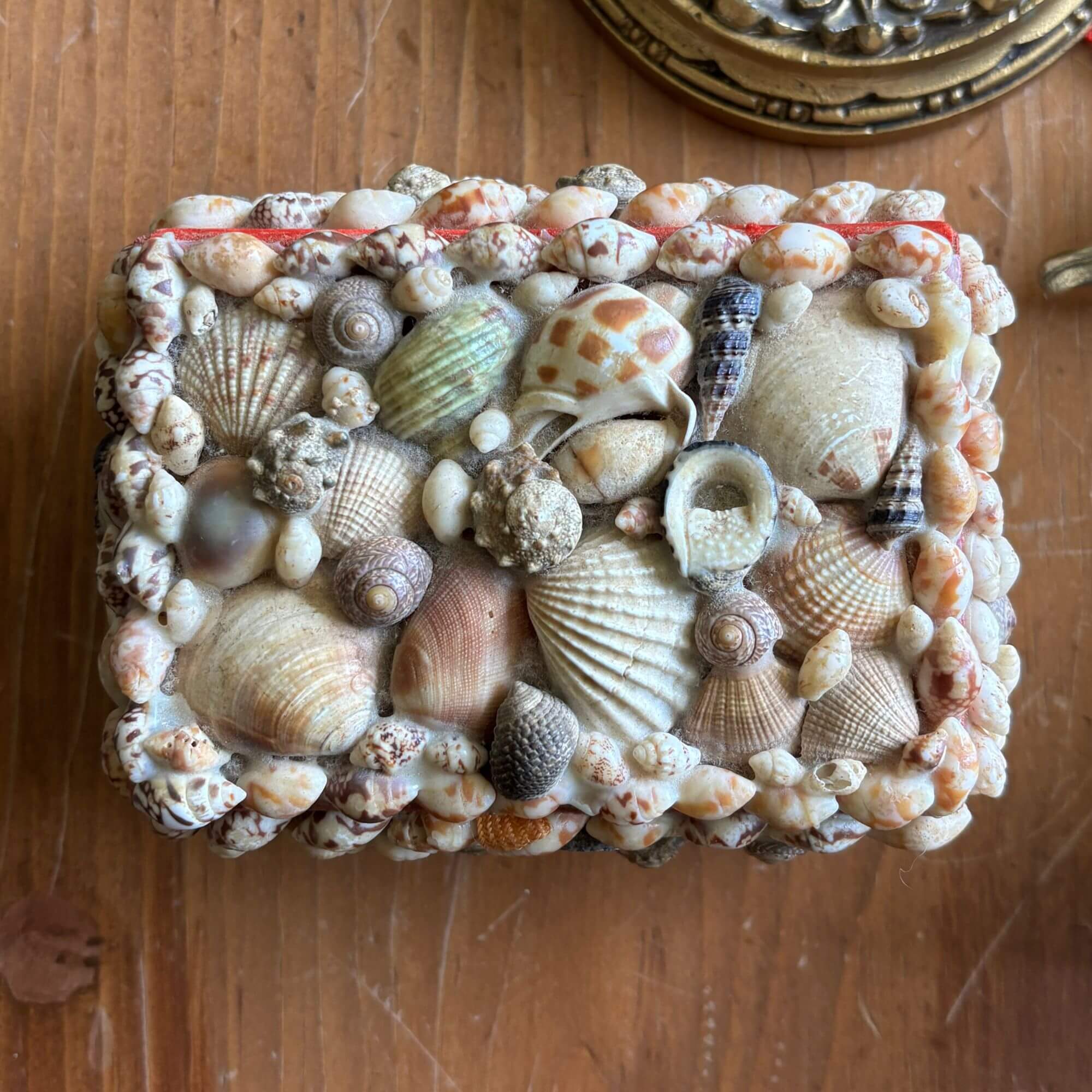 vintage shell box