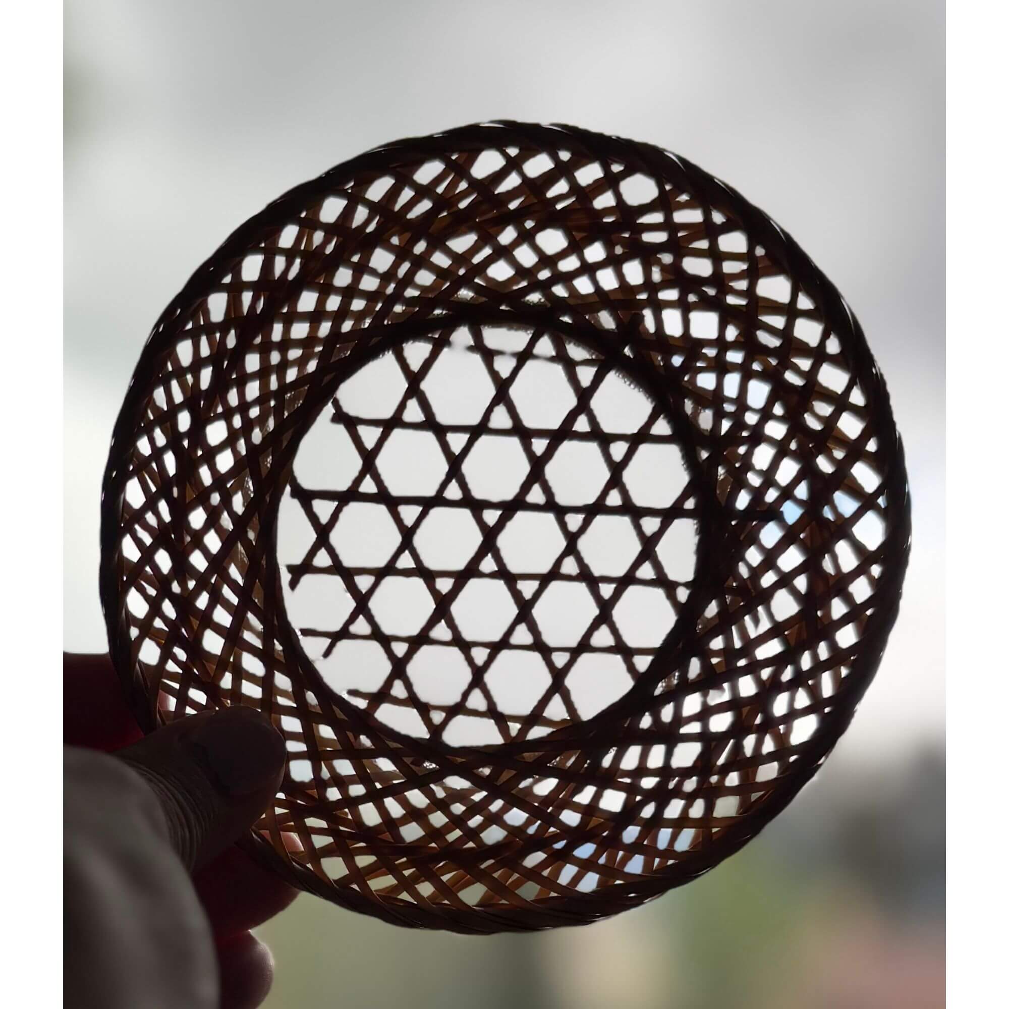 vintage rattan coasters