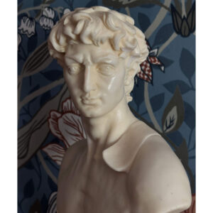 vintage alabaster bust