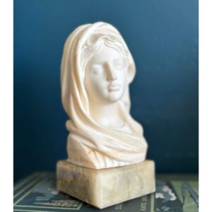 vintage alabaster bust