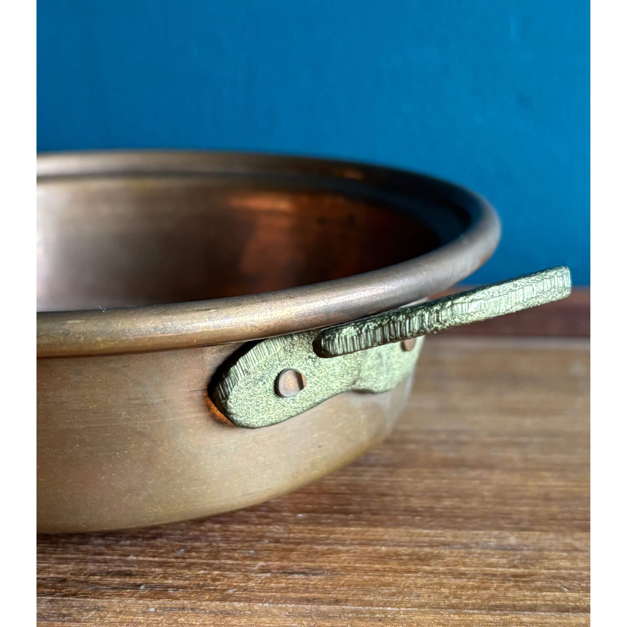 vintage copper escargot pan